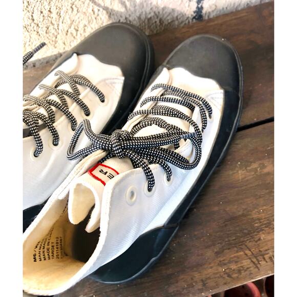 Hunter for Target Dipped Canvas High Tops Top Sneaker Rain Boots White M6 W8 - Picture 9 of 12